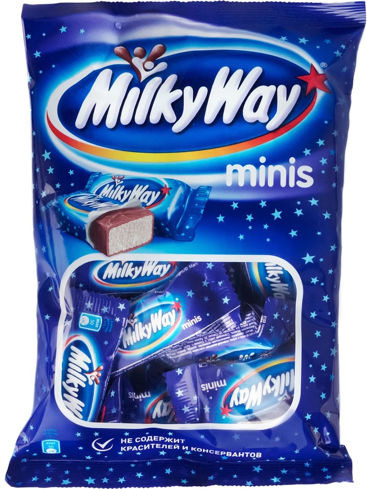 Шоколадный батончик Milky Way Minis 16шт*11г