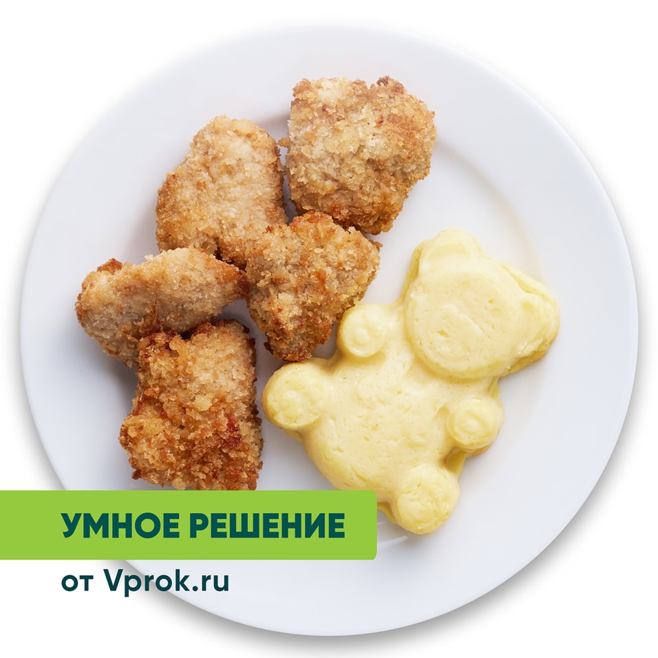 Наггетсы с картофельным пюре Мишка Умное решение от Vprok.ru 200г
