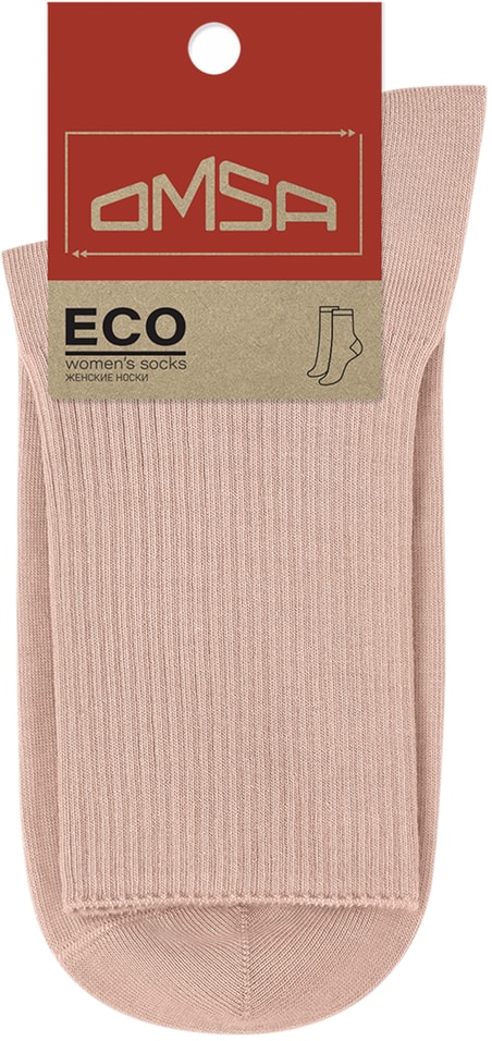 Носки женские Omsa Eco 254 с высоким паголенком Rosa Antico розовый Размер 39-41 219₽