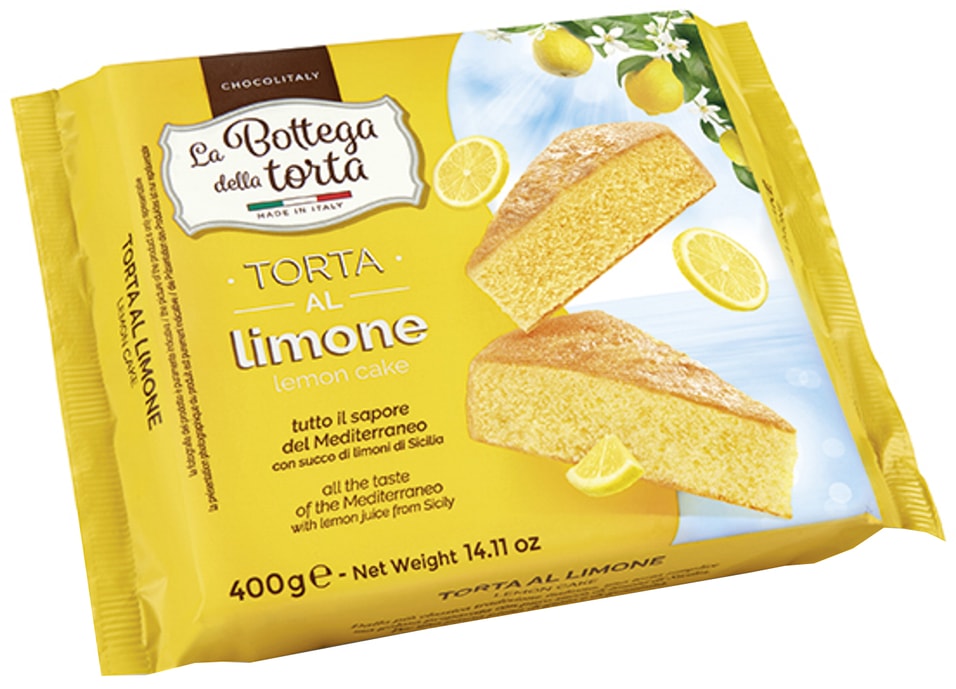 Торт La Bottega Della Torta Лимонный 400гс доставкой!