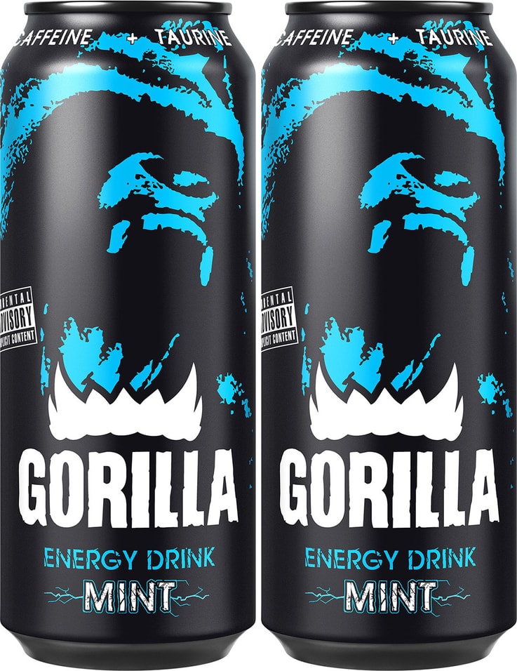 Gorilla энергетический напиток. Gorilla Mint Энергетик. Напиток Gorilla энергетический 450мл. Gorilla Energy Drink Mint. Горилла Энергетик 0.3.