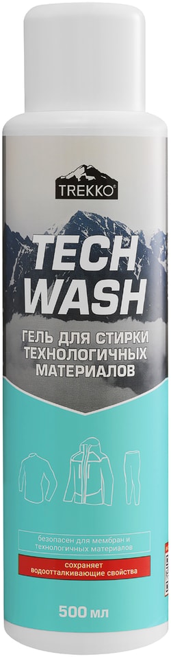 Средство для стирки Trekko Tech Wash для технологичных материалов 500мл
