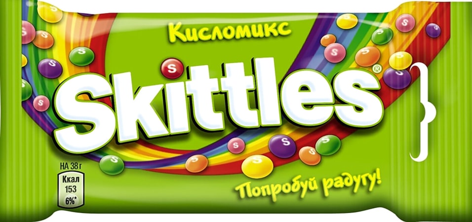Драже Skittles Кисломикс 38г от Vprok.ru