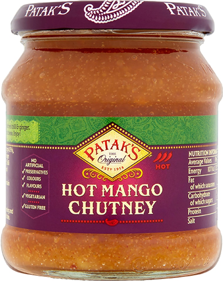 Соус Pataks Манго чатни острый 340г