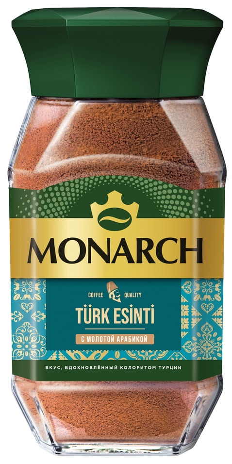 Кофе растворимый Monarch с добавлением молотого Turk Esinti 90г 299₽