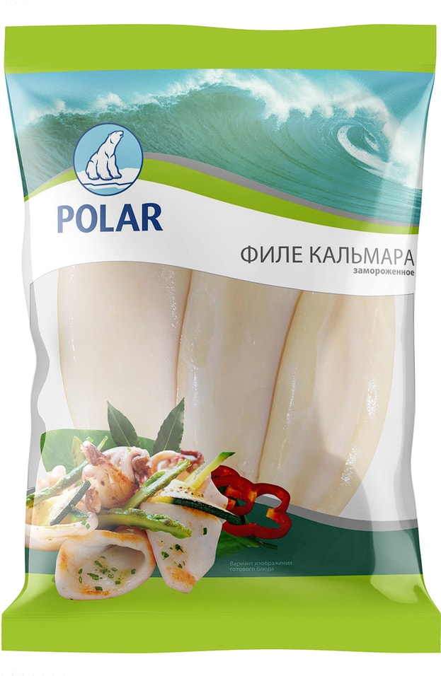 Кальмар Polar командорский филе замороженное 500г от Vprok.ru