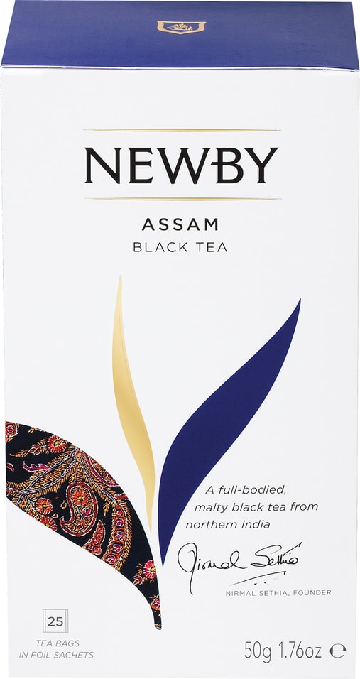 Чай черный Newby Assam 25*2г