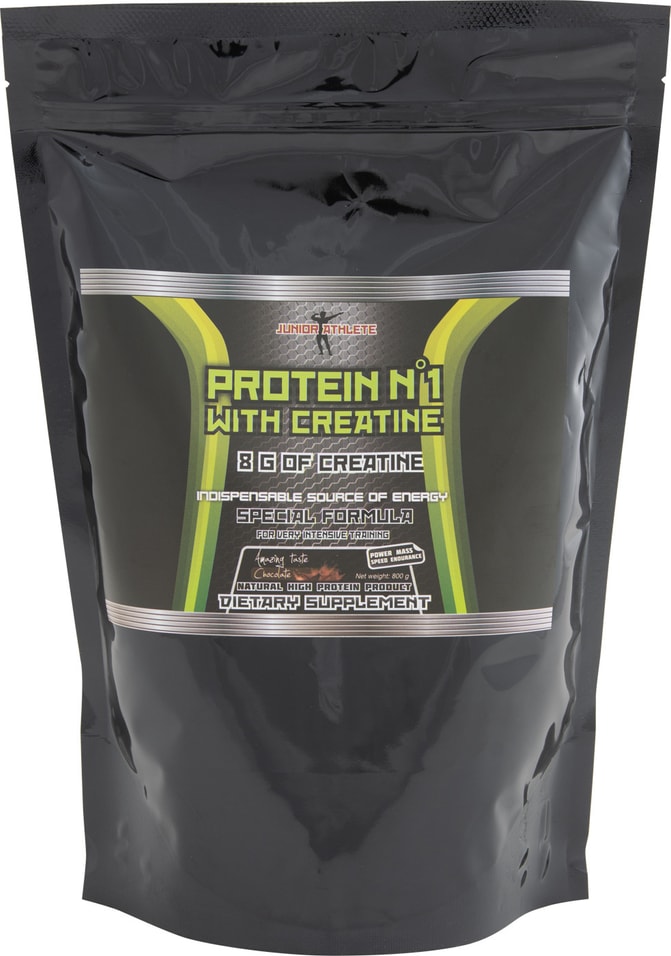 Протеин Junior Athlete Protein №1 с креатином Шоколад 800г