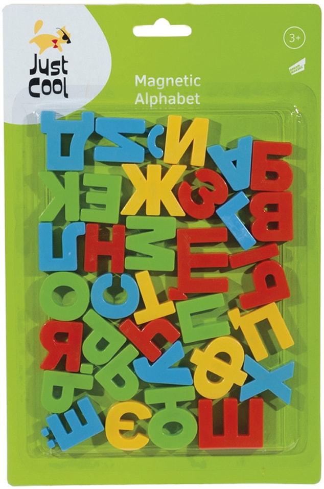 Игрушка Just Cool Набор магнитов Касса букв