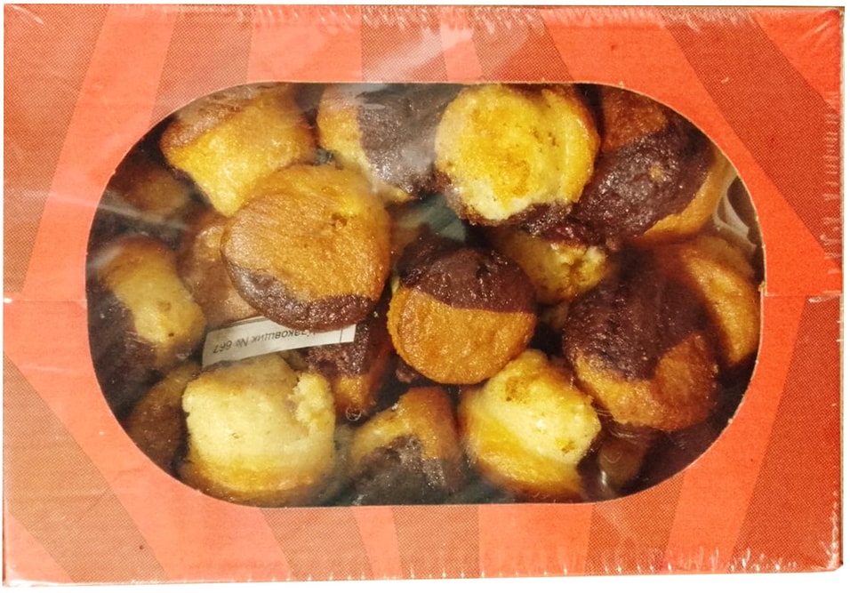 Бисквит Пампини Шоко-пини начинка со вкусом апельсин 500г