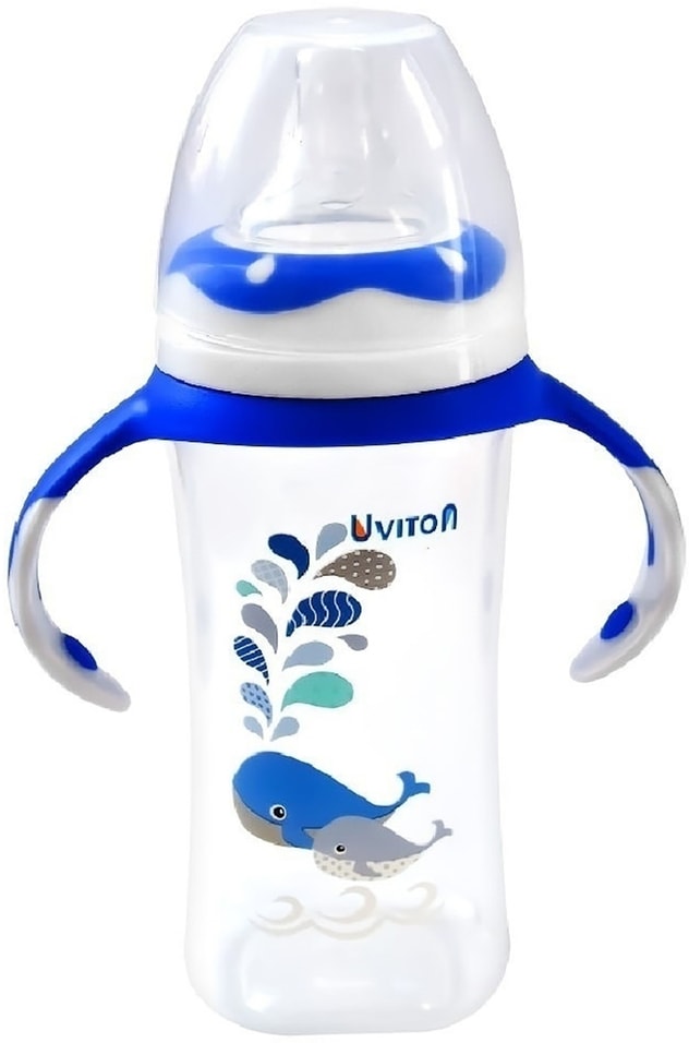 Бутылочка детская Uviton для кормления широкое горлышко 270мл