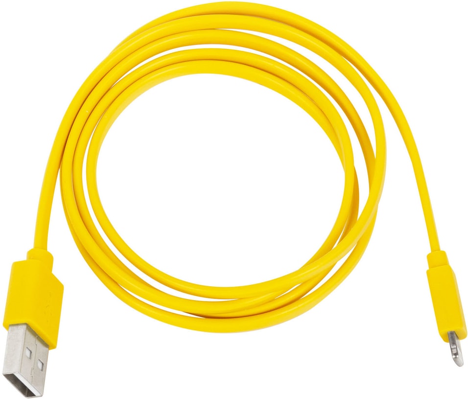 Кабель Rombica Digital MR-01 Lightning to USB желтый 1м от Vprok.ru