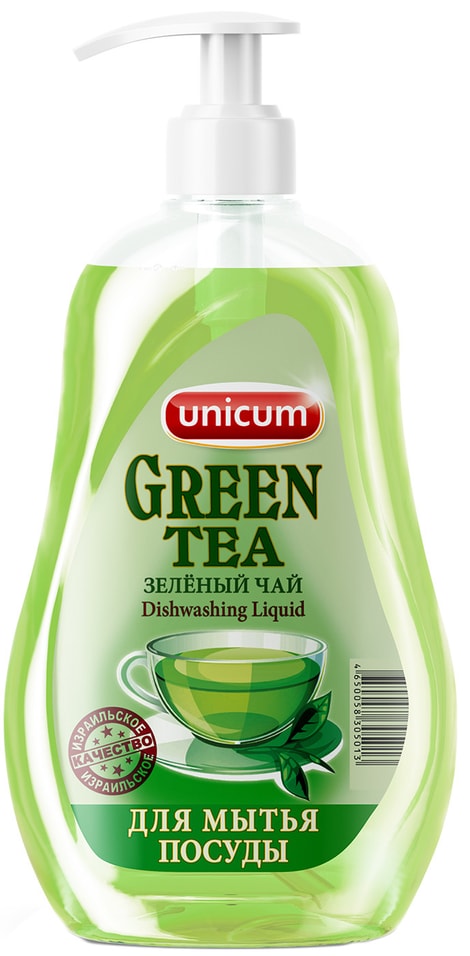 Средство для мытья посуды Unicum Green Tea 550мл