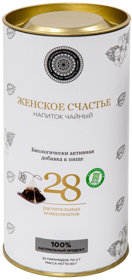 Чай черный Фабрика Здоровых Продуктов Женское Счастье 30*2г