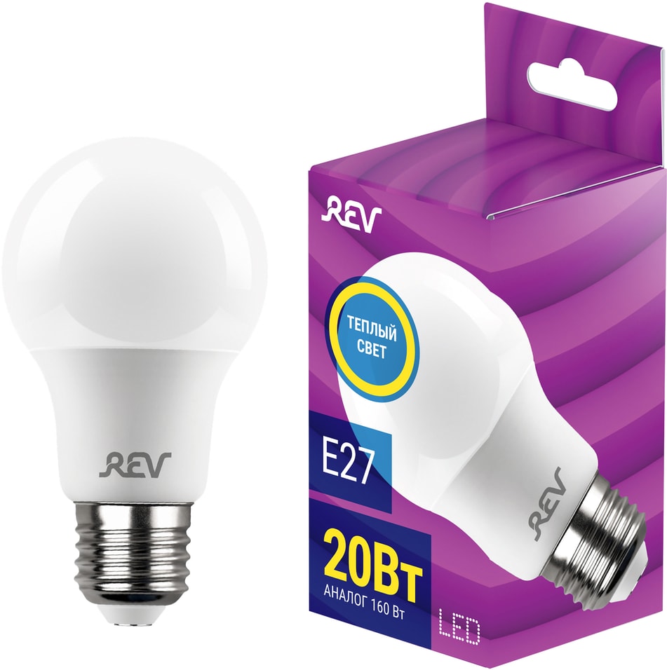 Лампа светодиодная REV E27 20Вт