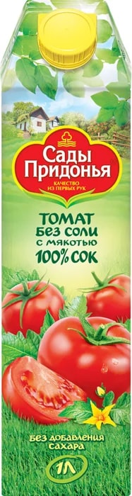 Сок Сады Придонья Томатный 1л в ассортиментес доставкой!