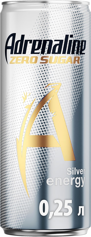 Напиток Adrenaline Rush без сахара энергетический 250мл от Vprok.ru