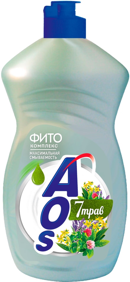 Средство для мытья посуды AOS Фито комплекс 7 трав 450г 129₽