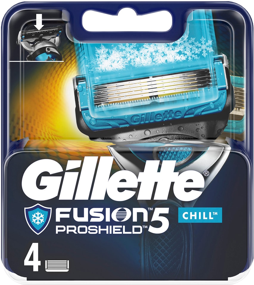 Отзывы о Кассеты для бритья Gillette Fusion Proshield 4шт