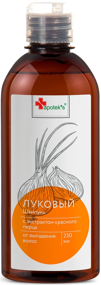 Шампунь для волос Apotek's луковый с экстрактом красного перца 250мл