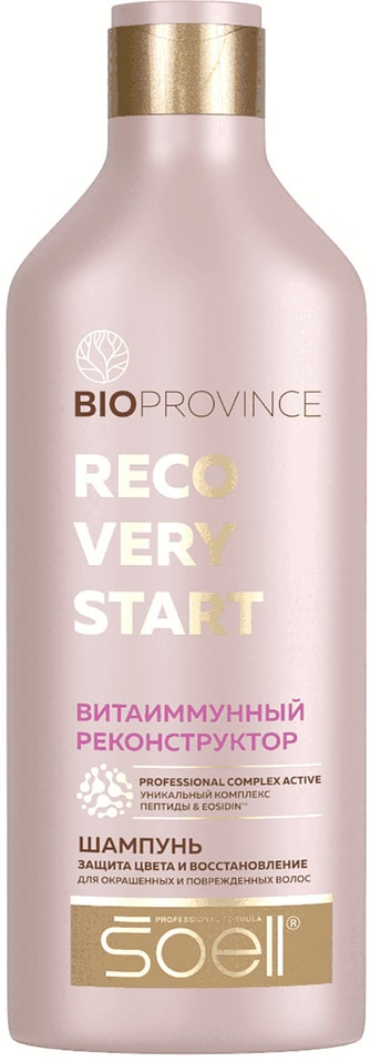 Шампунь для волос Soell Bioprovince Recovery Start Защита цвета 400мл