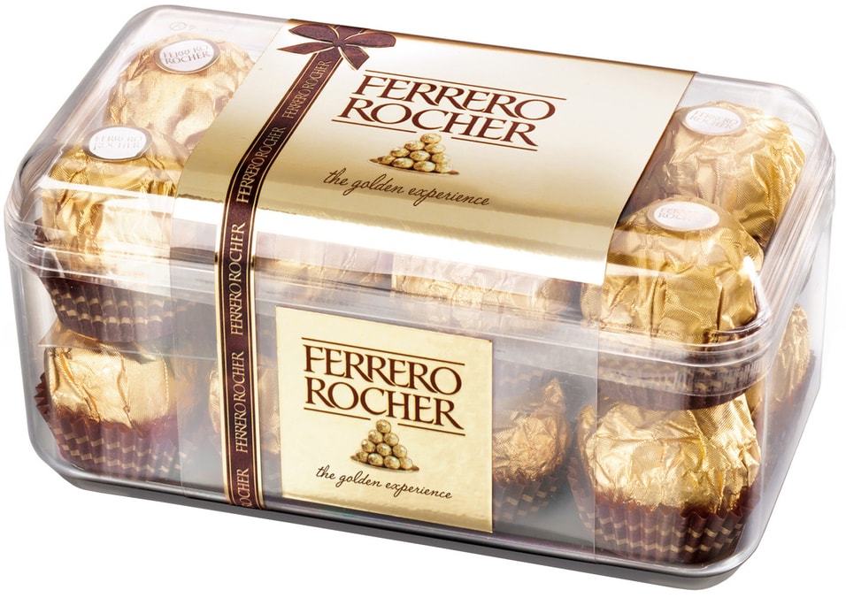Отзывы о Конфеты Ferrero Rocher хрустящие из молочного шоколада 200г