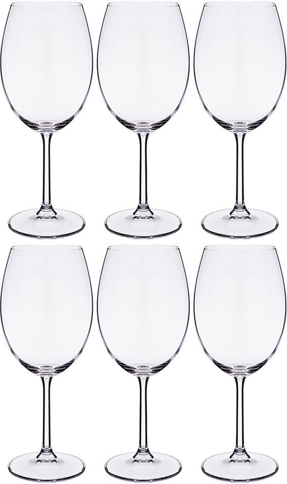 Набор бокалов Crystalite для вина 6шт*580мл от Vprok.ru