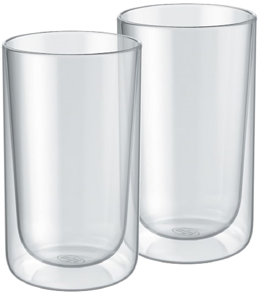 Набор стаканов Thermos ALFI из двойного стекла 400мл