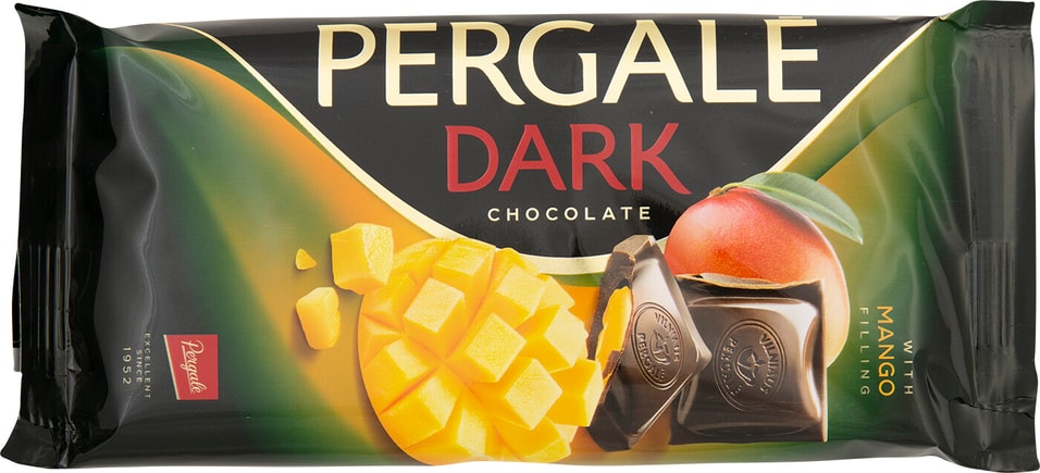 Шоколад Pergale Dark темный с манго 100г