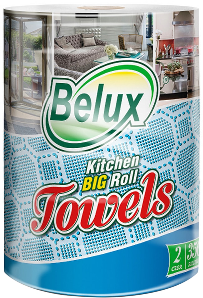 Бумажные полотенца Belux BIG RoLL 2 слоя 1 рулон 94.5м