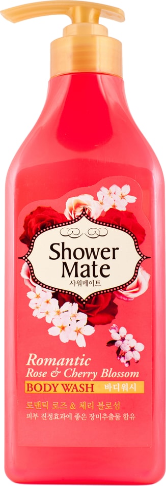 Гель для душа Shower Mate Роза и вишневый цвет 550г