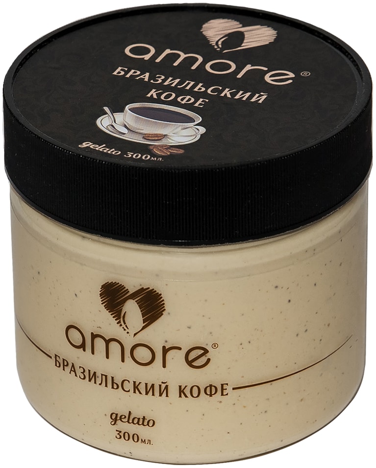 Мороженое Amore Бразильский кофе 300мл