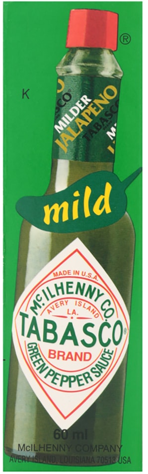 Соус Tabasco Jalapeno зеленый перечный 60мл