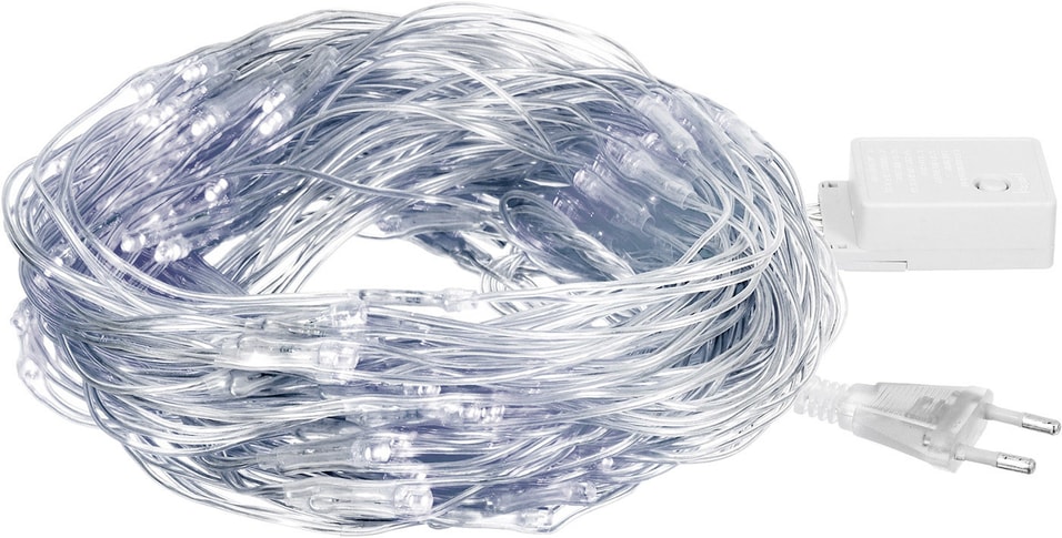 Электрогирлянда новогодняя Vegas Сеть Холодное свечение светодиодная 176 ламп 1515м 1199₽