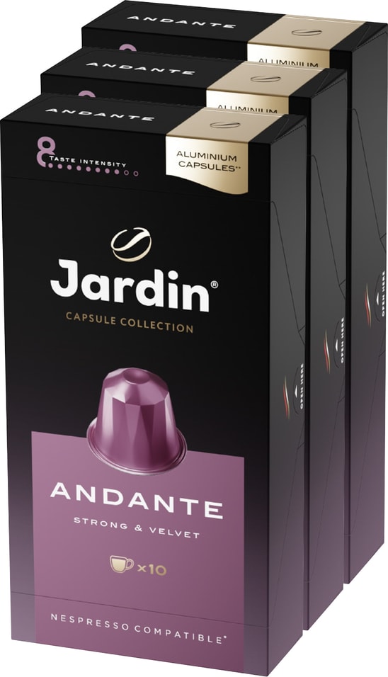 Кофе в капсулах Jardin Andante 10шт упаковка 3 шт 961₽