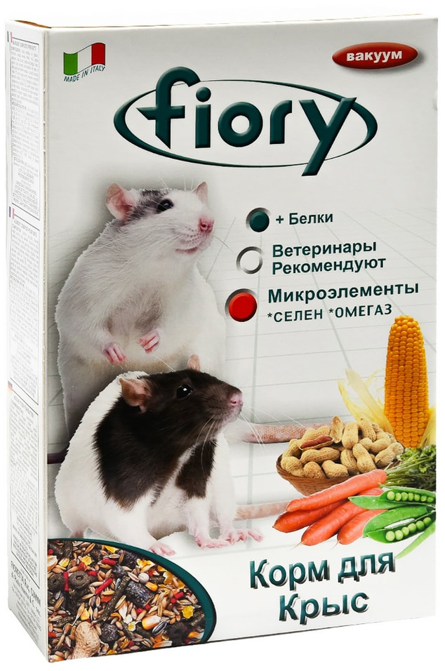 Корм для грызунов Fiory для крыс 850г