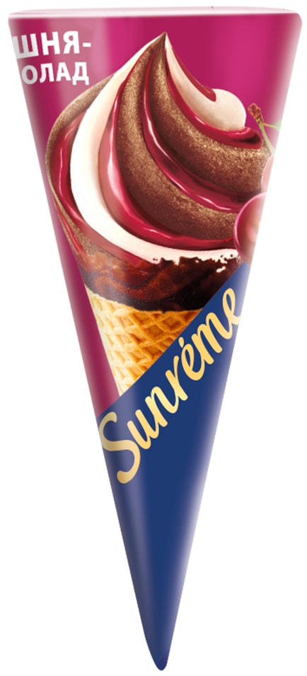 Мороженое Sunreme Вишня-Шоколад 77г