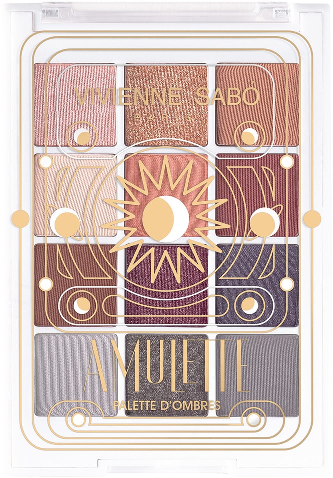 Тени для век Vivienne Sabo Amulette 12 цветов от Vprok.ru
