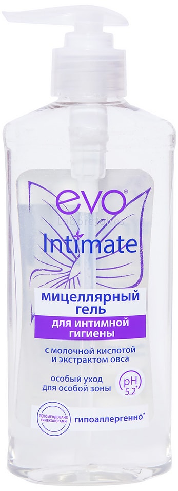 Гель для интимной гигиены EVO Intimate Мицеллярный с молочной кислотой 275мл
