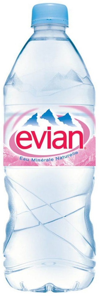 Вода Evian минеральная столовая негазированная 1л 239₽