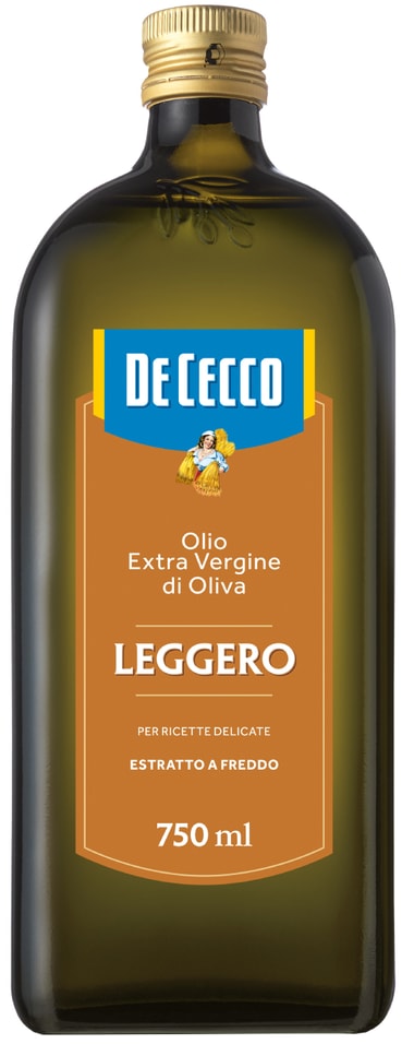 Масло оливковое De Cecco Leggero 750мл