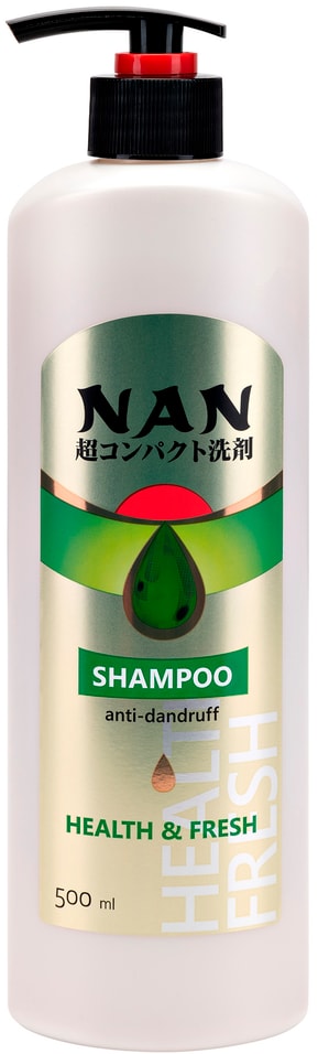 Шампунь для волос NAN Health & Fresh против перхоти 500мл