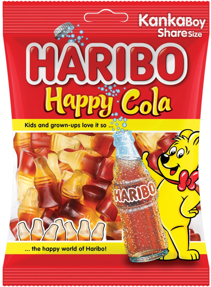 Мармелад Haribo Happy Cola 80г - Vprok.ru Перекрёсток