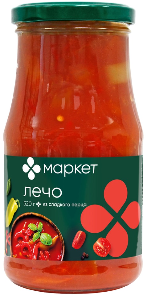 Лечо Маркет 520г - Vprok.ru Перекрёсток