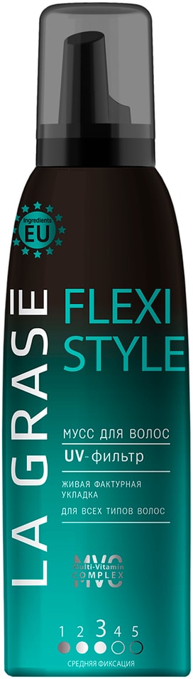 Мусс для волос La Grase Flexi Style фактурная укладка 150мл