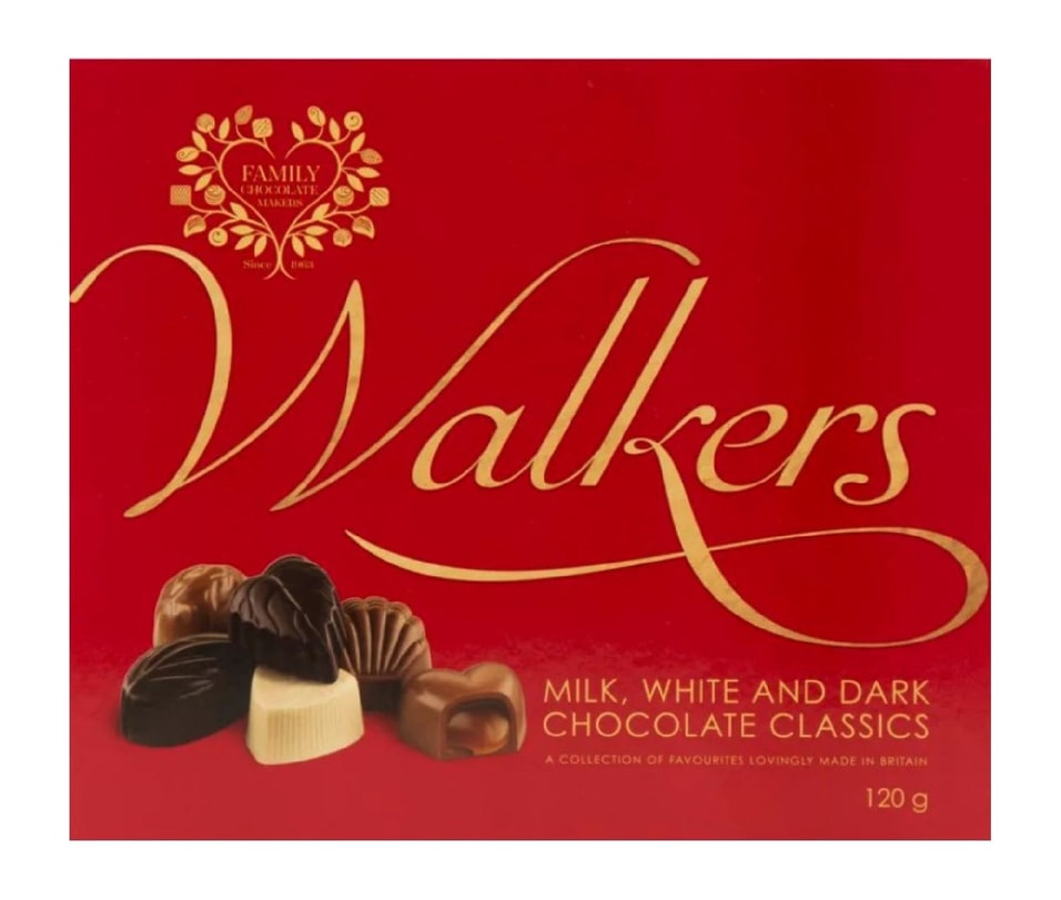 Набор конфет Walkers Milk White and Dark Classics шоколадные 120г