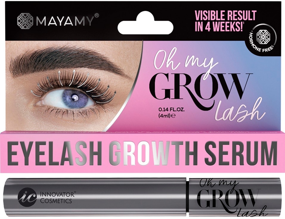 Сыворотка для роста ресниц MAYAMY Oh my Grow 4мл