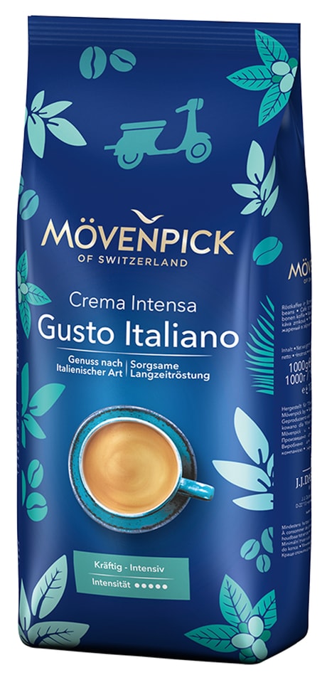 Кофе в зернах Movenpick Gusto Italiano натуральный 1кг