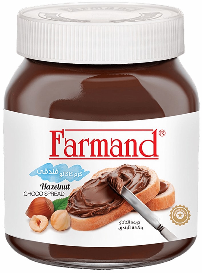 Паста Farmand ореховая с какао 330г. Доставим до двери!