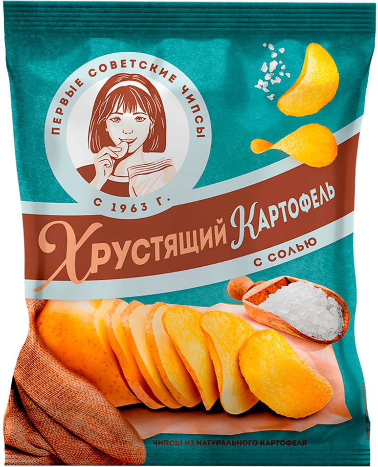 Чипсы Хрустящий Картофель с солью 70г